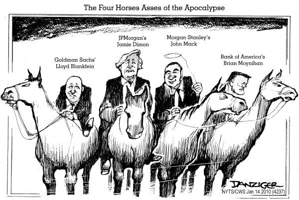 Political/Editorial Cartoon by Jeff Danziger, CWS/CartoonArts Intl. on Federal Reserve Devastates Economy