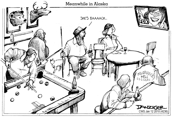 Political/Editorial Cartoon by Jeff Danziger, CWS/CartoonArts Intl. on Alaskans Devastated