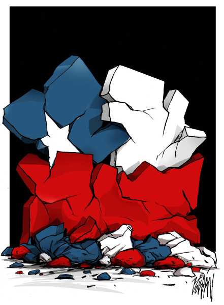 Political/Editorial Cartoon by Angel Boligan, El Universal, Mexico City, Mexico on Chile Digging Out