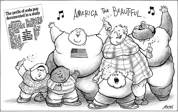 Political/Editorial Cartoon by Tony Auth, Philadelphia Inquirer on Terrorists Poison Food Supply