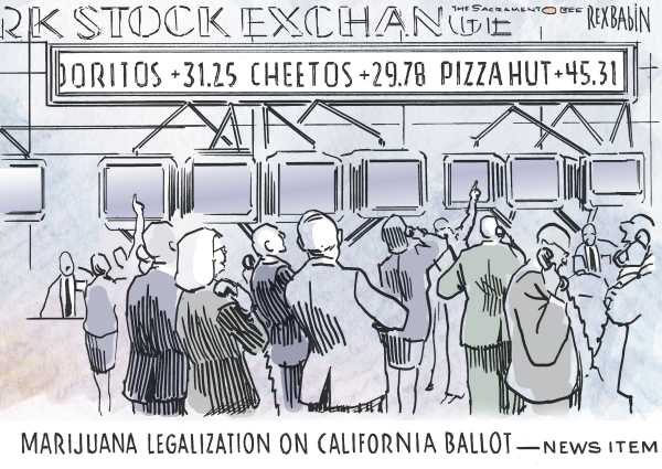 Political/Editorial Cartoon by Rex Babin, Sacramento Bee on In Other News