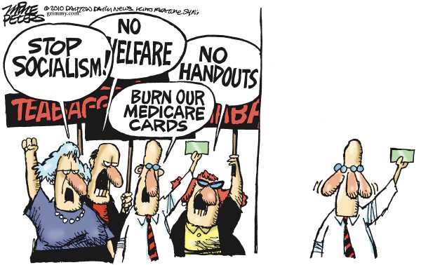 Political/Editorial Cartoon by Mike Peters, Dayton Daily News on US Economy Stalls