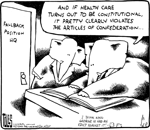 Political/Editorial Cartoon by Tom Toles, Washington Post on Republicans Plot Strategy
