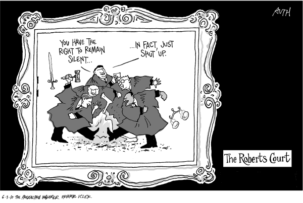 Political/Editorial Cartoon by Tony Auth, Philadelphia Inquirer on In Other News