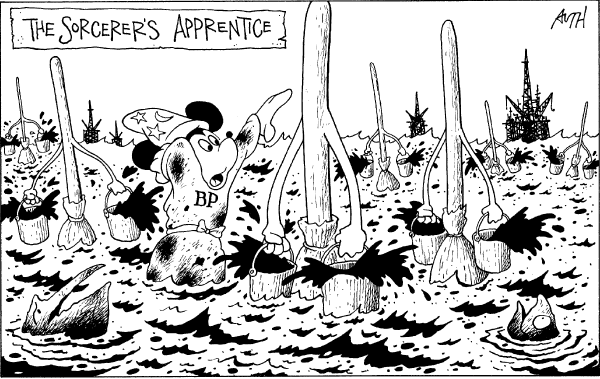 Political/Editorial Cartoon by Tony Auth, Philadelphia Inquirer on Gulf War Escalates