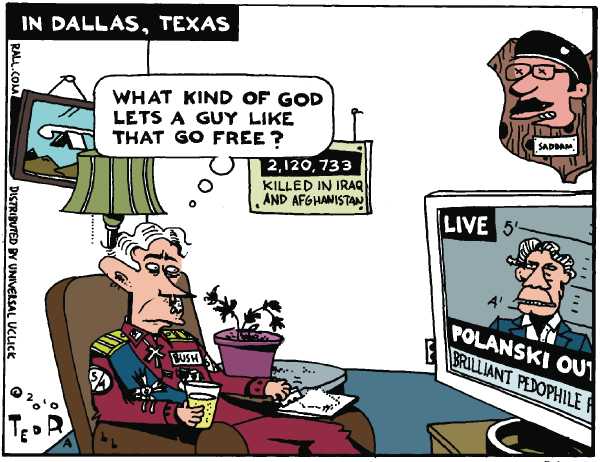 Political/Editorial Cartoon by Ted Rall on Celebrity News