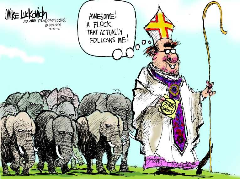 Political/Editorial Cartoon by Mike Luckovich, Atlanta Journal-Constitution on GOP Talking Sex