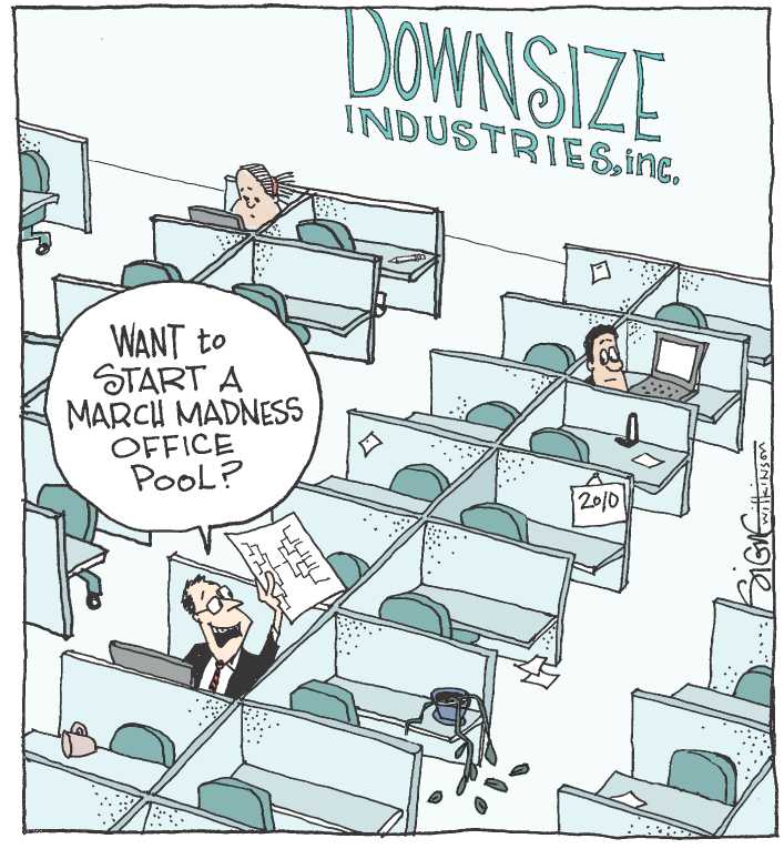 Political/Editorial Cartoon by Signe Wilkinson, Philadelphia Daily News on Unemployment Rate Remains High