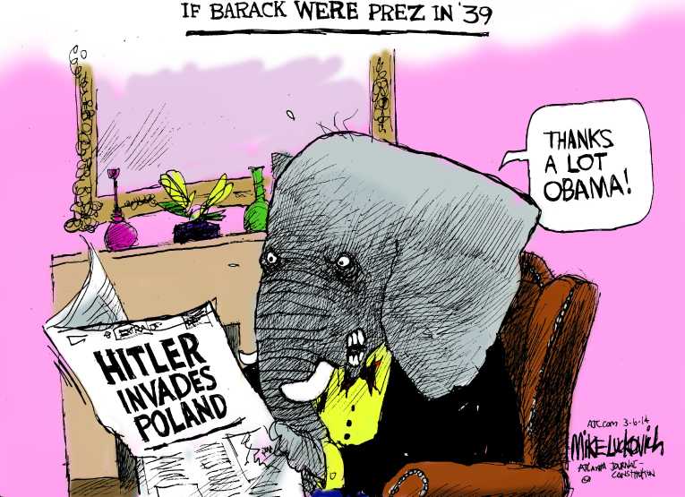 Political/Editorial Cartoon by Mike Luckovich, Atlanta Journal-Constitution on GOP United in Crisis Response