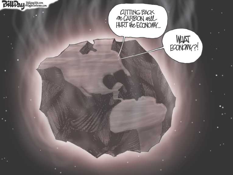 Political/Editorial Cartoon by Bill Day, Cagle Cartoons on EPA Raises Emissions Standards