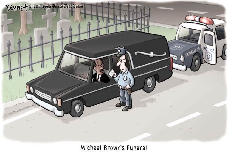 Political/Editorial Cartoon by Clay Bennett, Chattanooga Times Free Press on “Military Tactics Required”