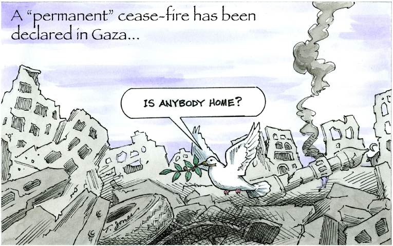 Political/Editorial Cartoon by Taylor Jones, Tribune Media Services on War Racks Middle East