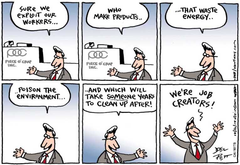 Political/Editorial Cartoon by Joel Pett, Lexington Herald-Leader, CWS/CartoonArts Intl. on Stock Market Flucuating Wildly