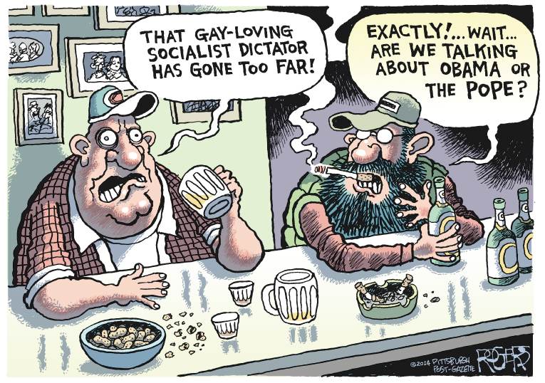 Political/Editorial Cartoon by Rob Rogers, The Pittsburgh Post-Gazette on Obama’s Popularity Falling