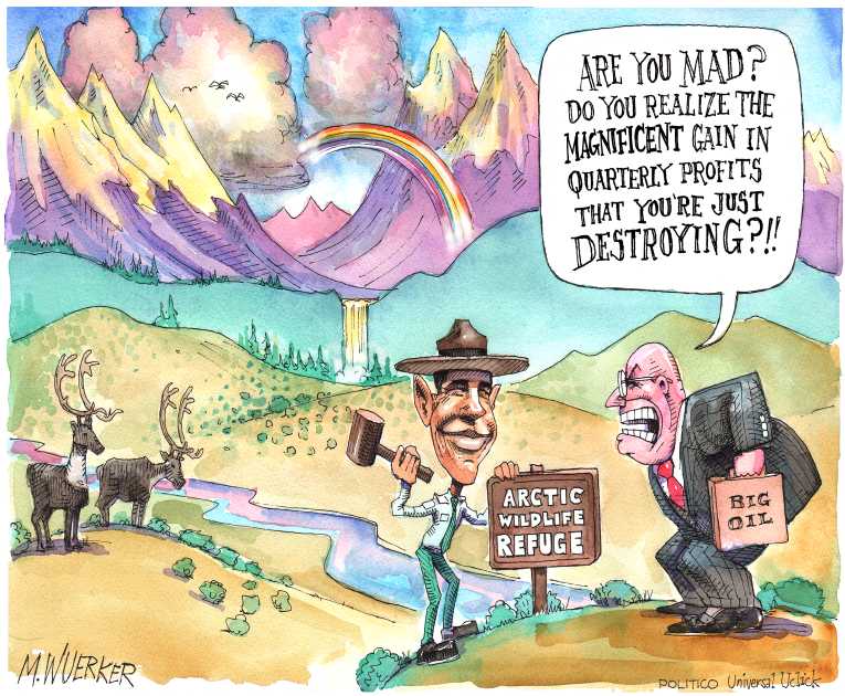 Political/Editorial Cartoon by Matt Wuerker, Politico on Senate Says Earth Is Warming