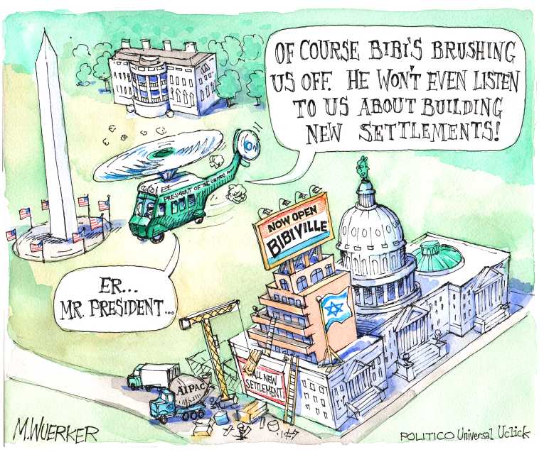 Political/Editorial Cartoon by Matt Wuerker, Politico on War News