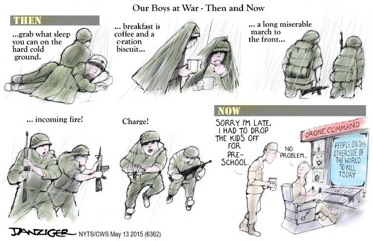 Political/Editorial Cartoon by Jeff Danziger, CWS/CartoonArts Intl. on War Against Terror Escalates