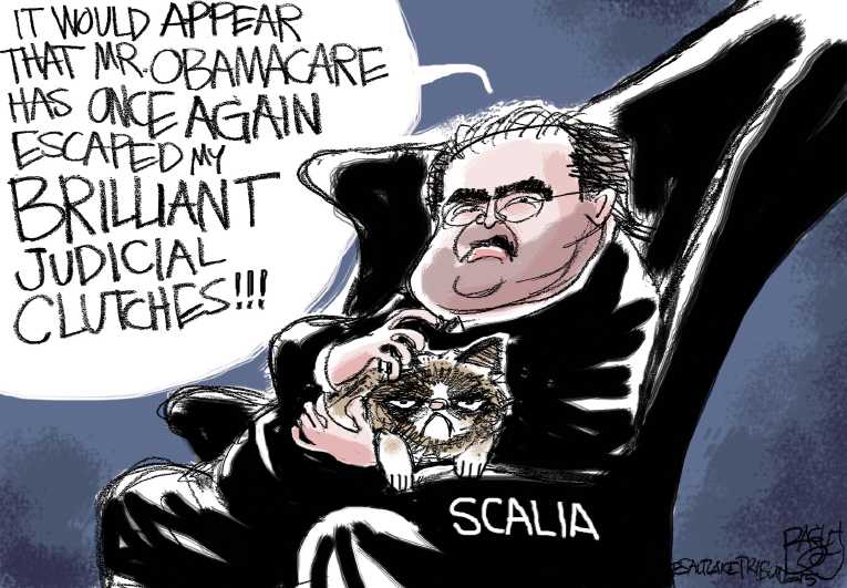 Political/Editorial Cartoon by Pat Bagley, Salt Lake Tribune on Big Week For Supreme Court