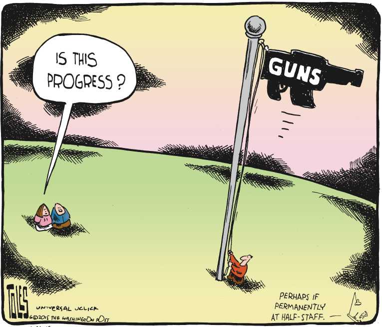 Political/Editorial Cartoon by Tom Toles, Washington Post on Southern States Remove Flag