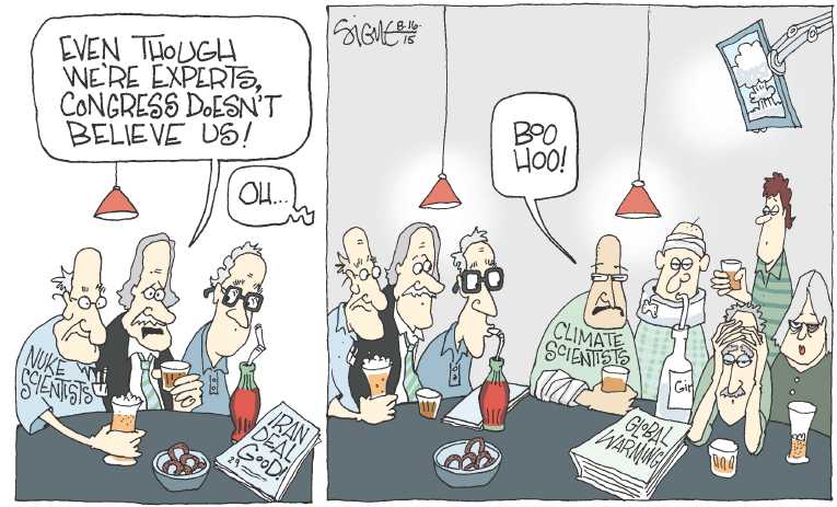 Political/Editorial Cartoon by Signe Wilkinson, Philadelphia Daily News on Iran Deal in Doubt