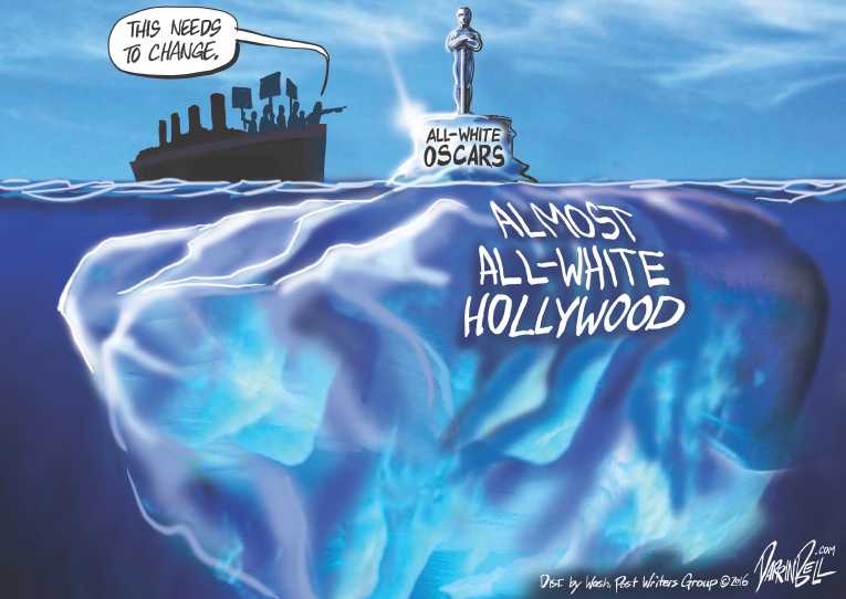 Political/Editorial Cartoon by Darrin Bell, Washington Post Writers Group on Will Smith to Boycott Oscars