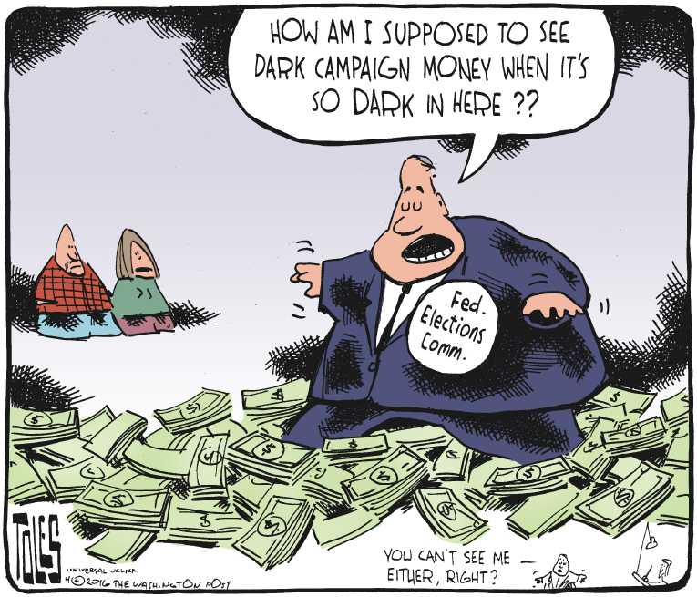 Political/Editorial Cartoon by Tom Toles, Washington Post on Voters Disenfranchised