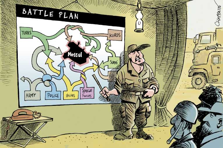 Political/Editorial Cartoon by Patrick Chappatte, International Herald Tribune on Mideast Crisis Intensifies