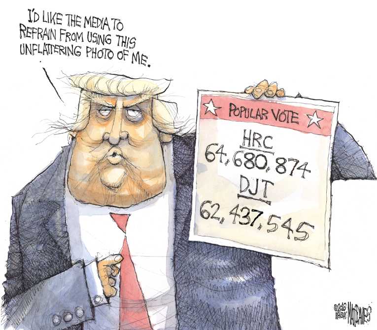 Political/Editorial Cartoon by Matt Davies, Journal News on Trump Prepares