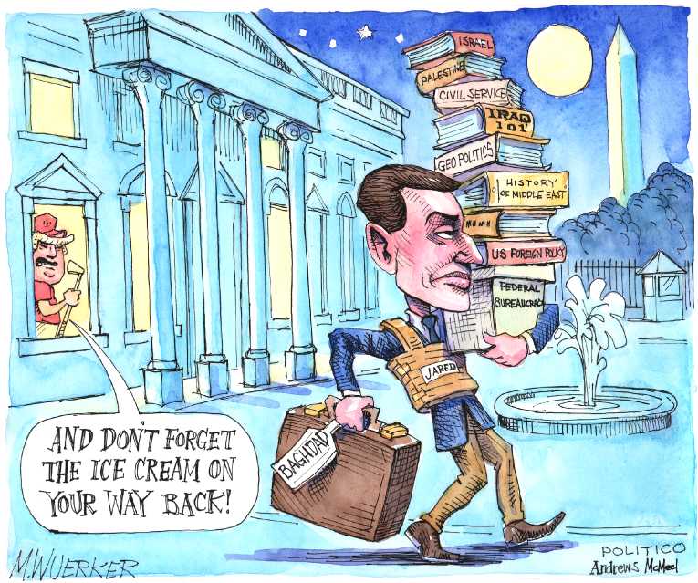 Political/Editorial Cartoon by Matt Wuerker, Politico on Trump Attacks Domestic Policies