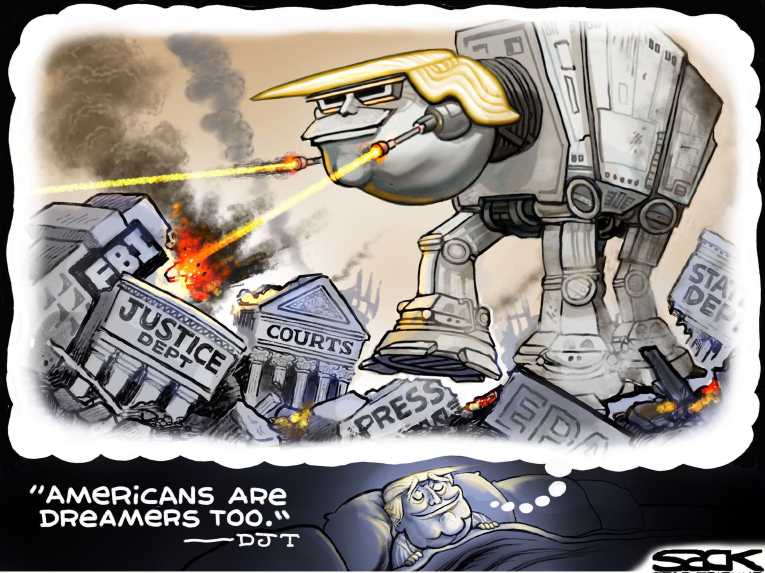 Political/Editorial Cartoon by Steve Sack, Minneapolis Star Tribune on GOP Targeting Investigation