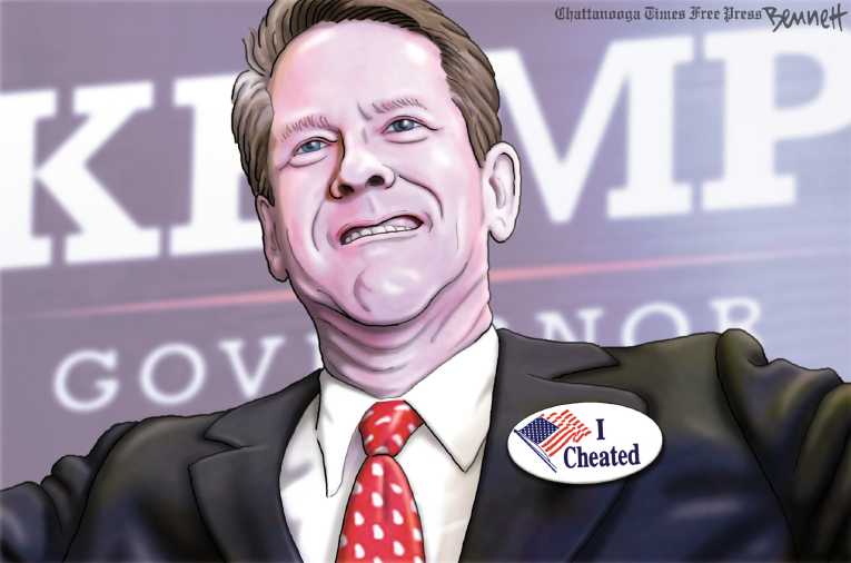 Political/Editorial Cartoon by Clay Bennett, Chattanooga Times Free Press on GOP Targets Minority Voters