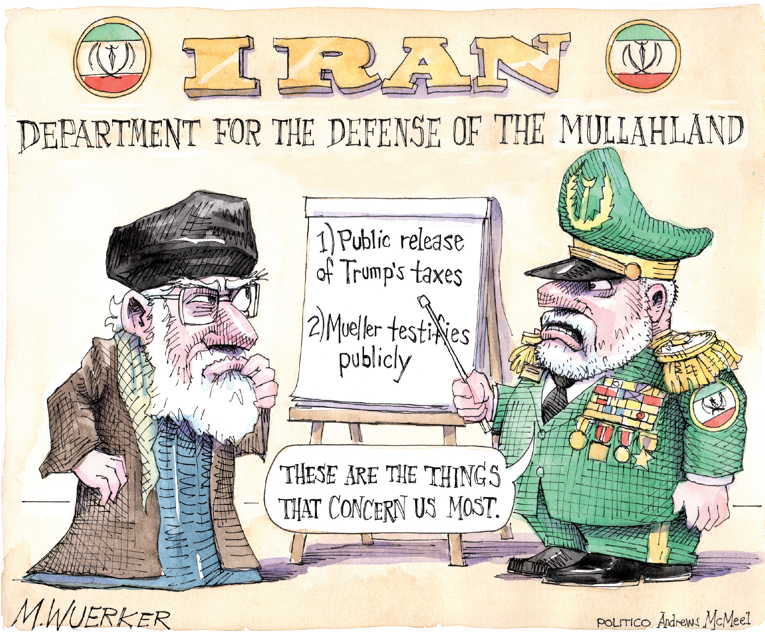 Political/Editorial Cartoon by Matt Wuerker, Politico on False Flag Planned Against Iran