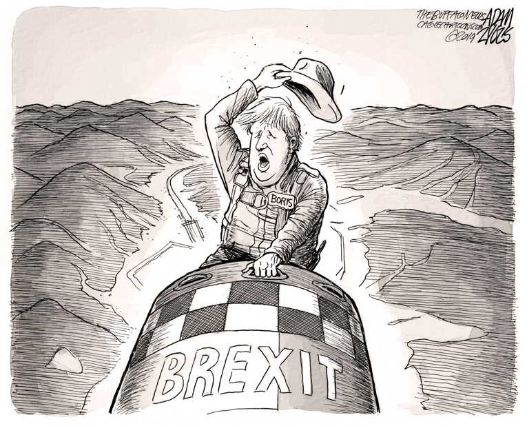 Political/Editorial Cartoon by Adam Zyglis, The Buffalo News on United Kingdom Is Great Again