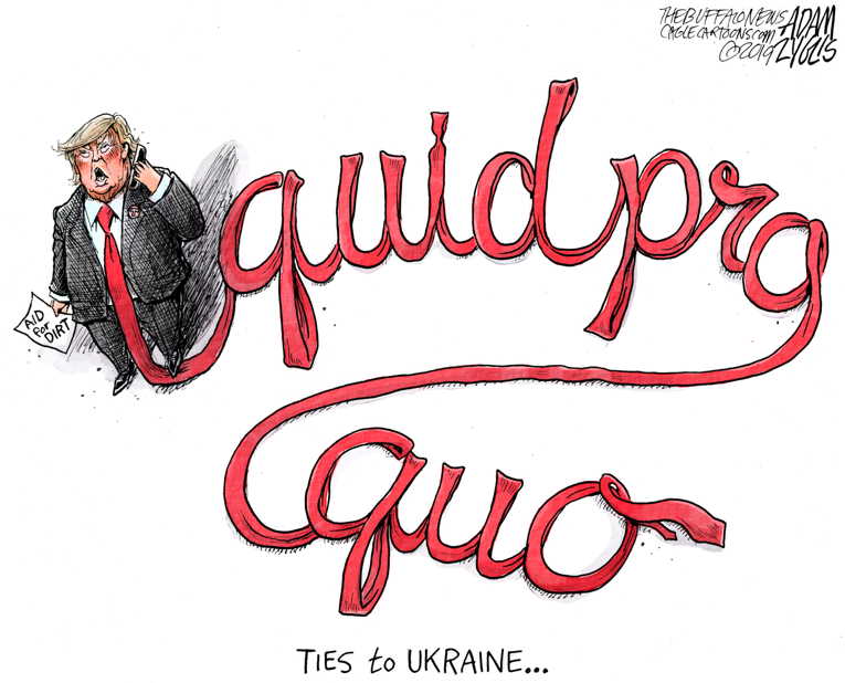 Political/Editorial Cartoon by Adam Zyglis, The Buffalo News on Trump Denies the Obvious