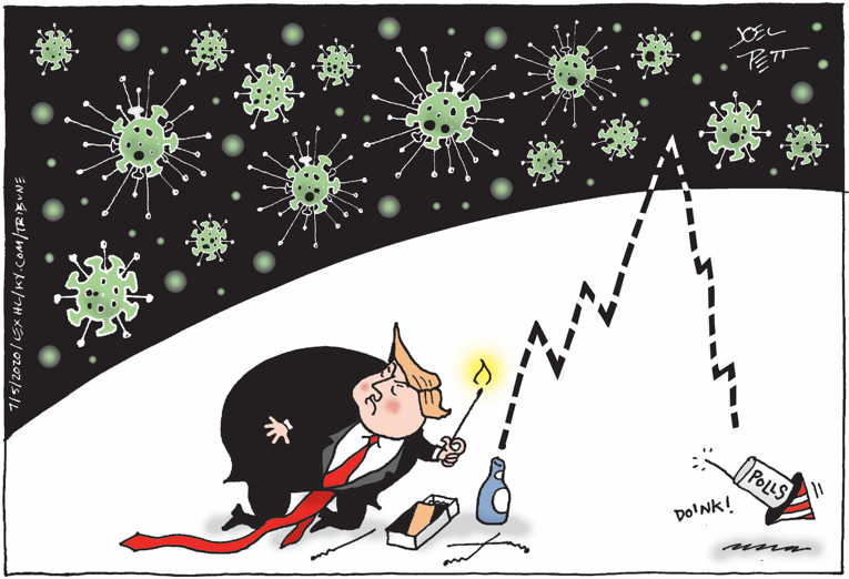 Political/Editorial Cartoon by Joel Pett, Lexington Herald-Leader, CWS/CartoonArts Intl. on America Celebrates