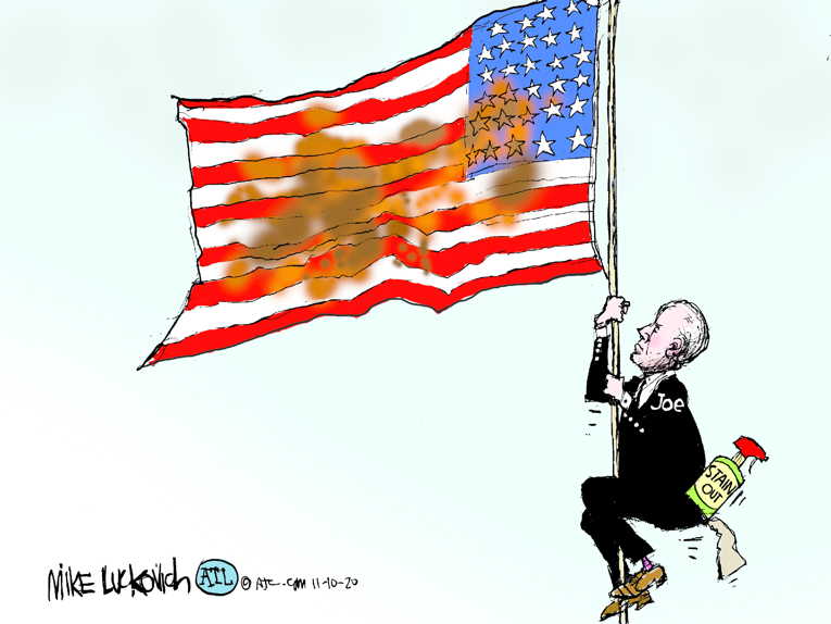 Political/Editorial Cartoon by Mike Luckovich, Atlanta Journal-Constitution on Biden and Harris Prepare