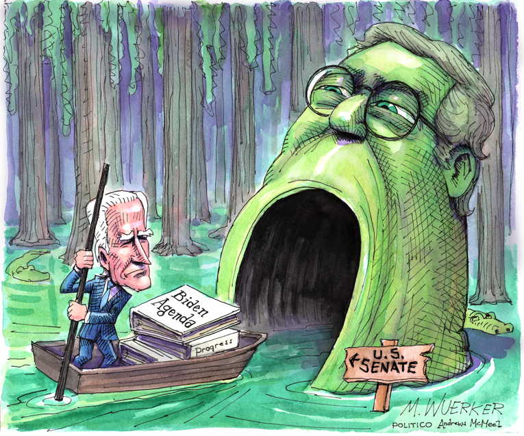 Political/Editorial Cartoon by Matt Wuerker, Politico on Transition Continues