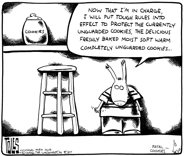 Editorial Cartoon by Tom Toles, Washington Post on The Democratic Party