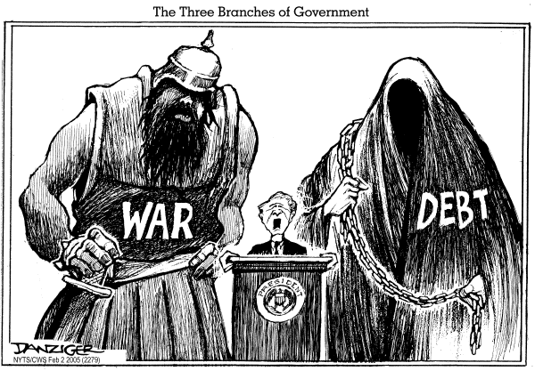 Editorial Cartoon by Jeff Danziger, CWS/CartoonArts Intl. on The Economy