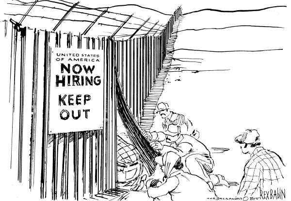 Editorial Cartoon by Rex Babin, Sacramento Bee on The Economy