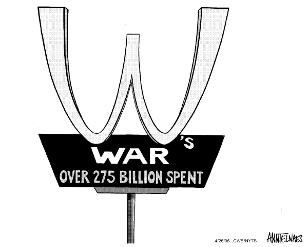 Editorial Cartoon by Ann Telnaes, CWS/CartoonArts Intl. on The Economy