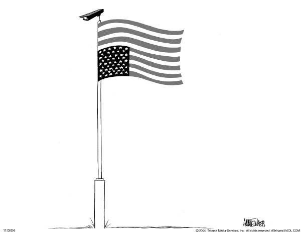 Editorial Cartoon by Ann Telnaes, CWS/CartoonArts Intl. on Homeland Security