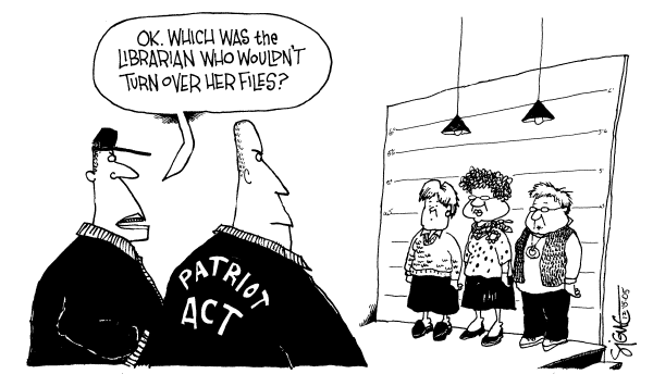 Editorial Cartoon by Signe Wilkinson, Philadelphia Daily News on Homeland Security
