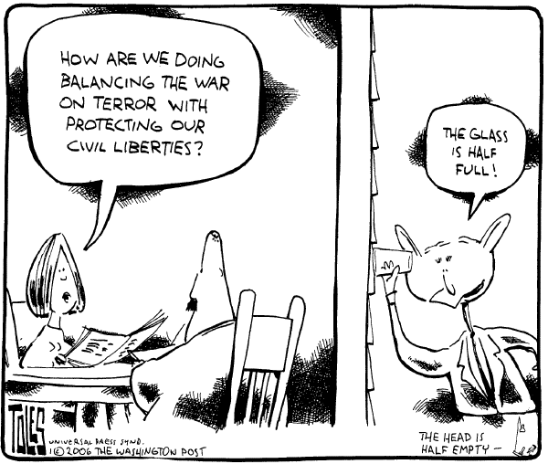 Editorial Cartoon by Tom Toles, Washington Post on Homeland Security
