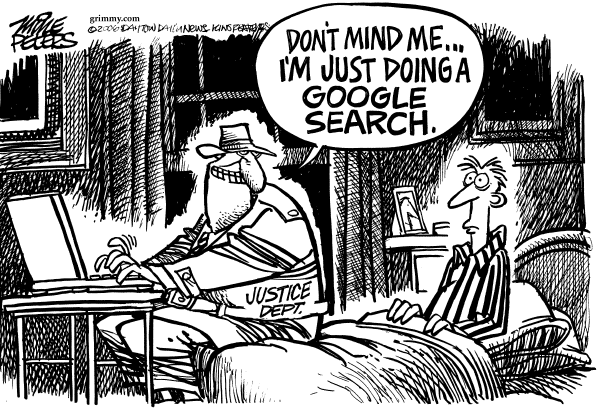 Editorial Cartoon by Mike Peters, Dayton Daily News on Homeland Security (part 2)