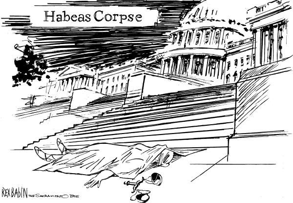 Editorial Cartoon by Rex Babin, Sacramento Bee on Homeland Security (part 2)