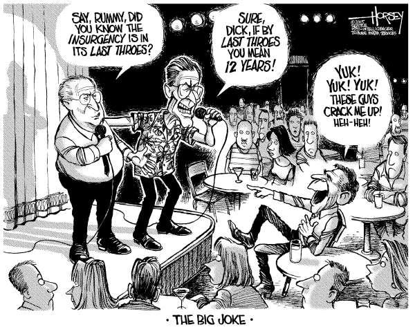 Editorial Cartoon by David Horsey, Seattle Post-Intelligencer on The War in Iraq
