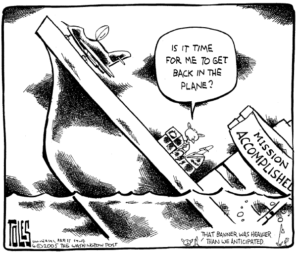 Editorial Cartoon by Tom Toles, Washington Post on The War in Iraq (part 2)