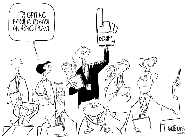 Editorial Cartoon by Ann Telnaes, CWS/CartoonArts Intl. on Corporate Media
