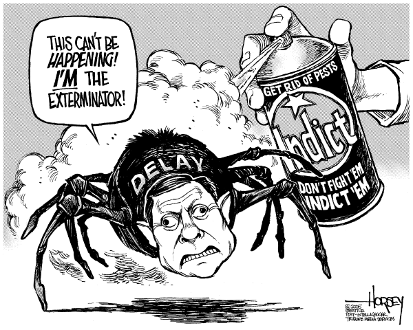 Editorial Cartoon by David Horsey, Seattle Post-Intelligencer on The Political Process